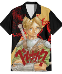Chemise hawaïenne Judeau Berserk sang noir