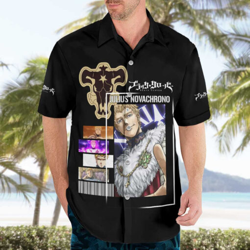 Chemise hawaïenne Julius Novachrono Black Clover Anime – Image 3