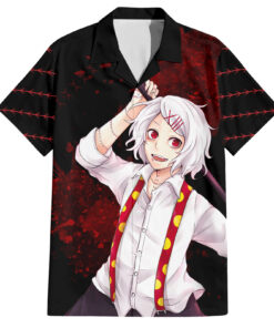 Chemise hawaïenne Juuzou Suzuya Tokyo Ghoul style grunge