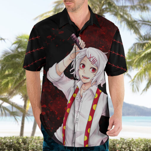 Chemise hawaïenne Juuzou Suzuya Tokyo Ghoul style grunge – Image 3