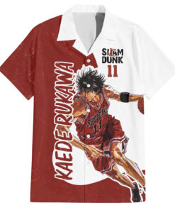 Chemise hawaïenne Kaede Rukawa Slam Dunk n°11 Mix Manga