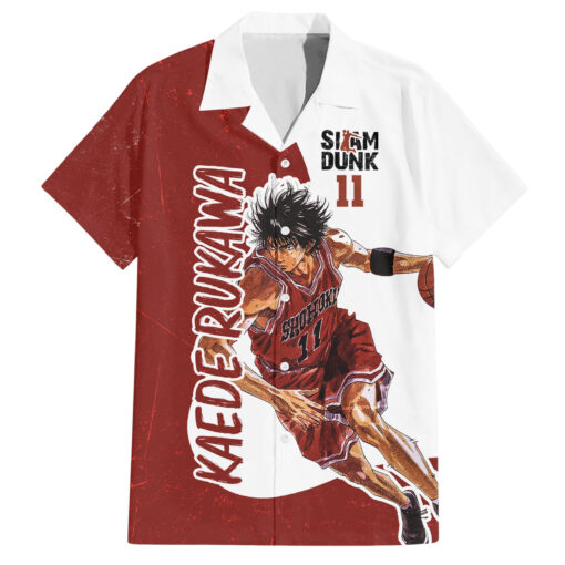 Chemise hawaïenne Kaede Rukawa Slam Dunk n°11 Mix Manga
