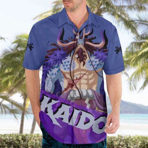 Chemise hawaïenne Kaido One Piece Anime – Image 3