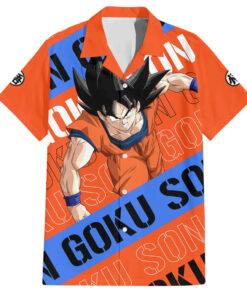 Chemise hawaïenne Kakarot Son Goku Dragon Ball Z Anime