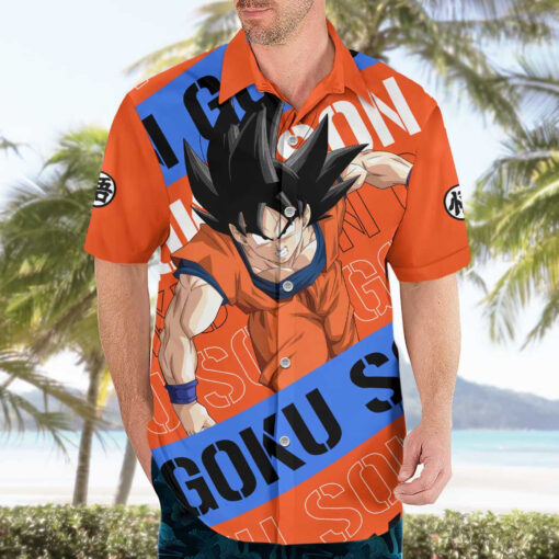 Chemise hawaïenne Kakarot Son Goku Dragon Ball Z Anime – Image 3
