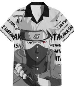 Chemise hawaïenne Kakashi Hatake style manga Anime