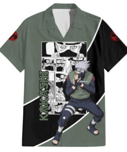 Chemise hawaïenne Kakashi Naruto Manga Mix Anime