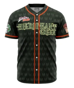 Maillot de baseball Kakyoin Hierophant Green JoJo’s Bizarre Adventure