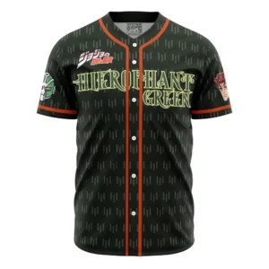 Maillot de baseball Kakyoin Hierophant Green JoJo’s Bizarre Adventure