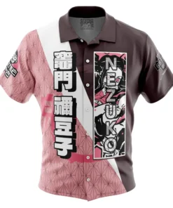 Chemise hawaïenne Kamado Nezuko L’Attaque des Titans