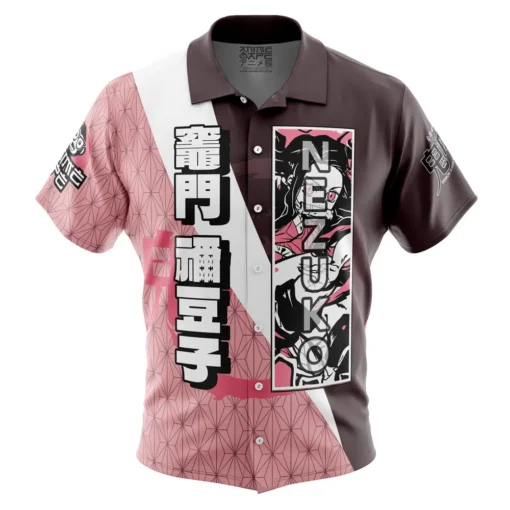 Chemise hawaïenne Kamado Nezuko L’Attaque des Titans