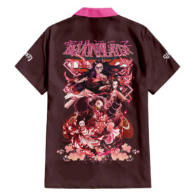 Chemise hawaïenne Nezuko Kamado Demon Slayer V2 Anime