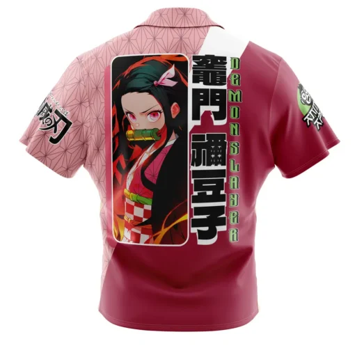 Chemise hawaïenne Kamado Nezuko Haori Demon Slayer – Image 2