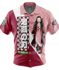 Chemise hawaïenne Kamado Nezuko Haori Demon Slayer