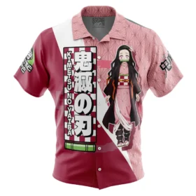 Chemise hawaïenne Kamado Nezuko Haori Demon Slayer