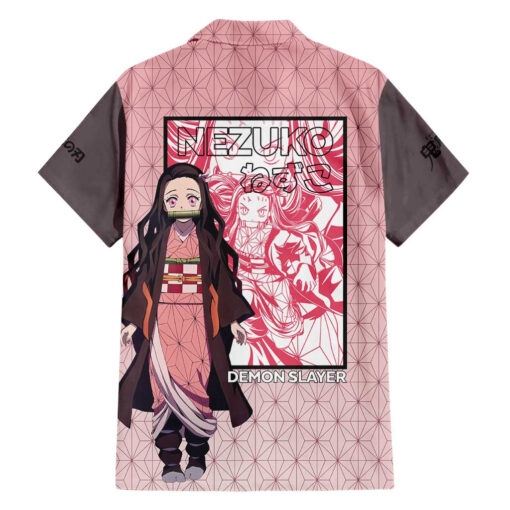 Chemise hawaïenne Nezuko Kamado Haori Demon Slayer Anime – Image 2