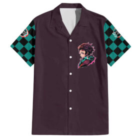Chemise hawaïenne Tanjiro Kamado Demon Slayer Anime
