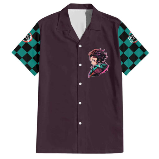 Chemise hawaïenne Tanjiro Kamado Demon Slayer Anime