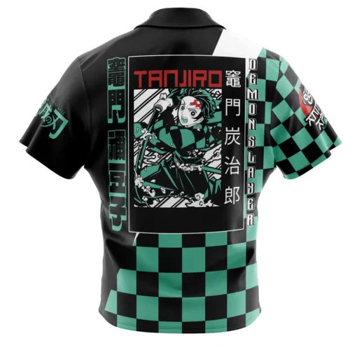 Chemise hawaïenne Kamado Tanjiro Haori Demon Slayer – Image 2