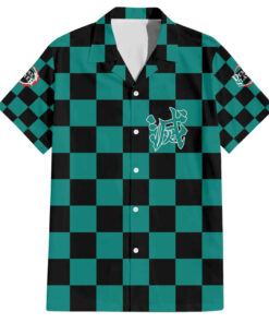 Chemise hawaïenne Tanjiro Kamado Haori Demon Slayer Anime