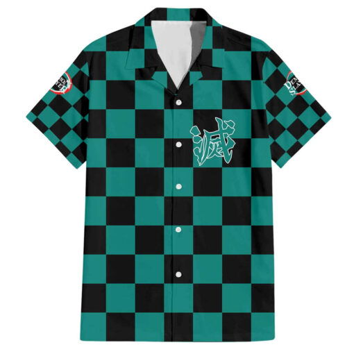 Chemise hawaïenne Tanjiro Kamado Haori Demon Slayer Anime