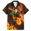 Chemise hawaïenne Tanjiro Kamado Château Infini Demon Slayer
