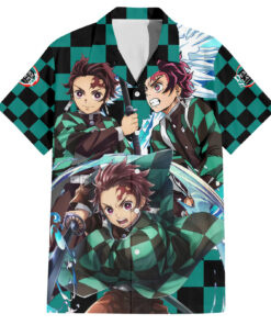 Chemise hawaïenne Tanjiro Kamado Demon Slayer classique