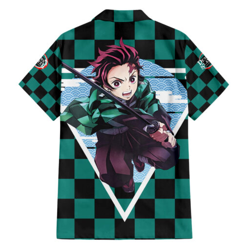 Chemise hawaïenne Tanjiro Kamado Demon Slayer classique – Image 2