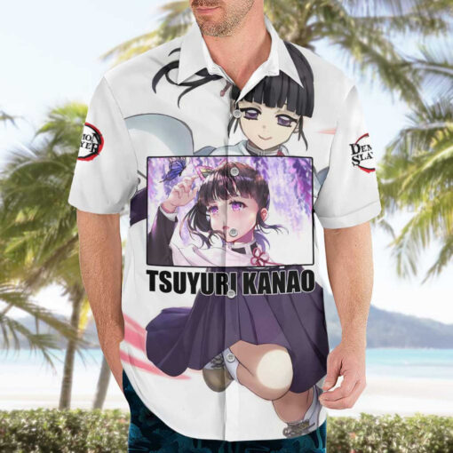 Chemise hawaïenne Kanao Demon Slayer Anime – Image 3