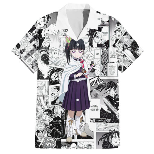 Chemise hawaïenne Kanao Tsuyuri Demon Slayer Manga Mix Anime