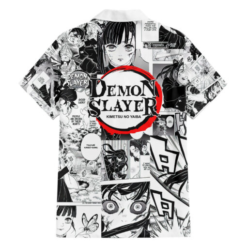Chemise hawaïenne Kanao Tsuyuri Demon Slayer Manga Mix Anime – Image 2