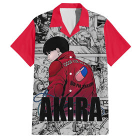 Chemise hawaïenne Kaneda Akira style manga