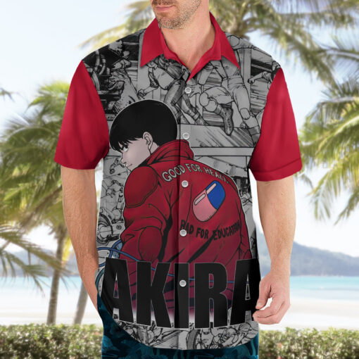Chemise hawaïenne Kaneda Akira style manga – Image 3