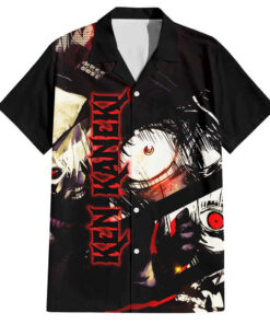 Chemise hawaïenne Kaneki Ken Tokyo Ghoul style grunge
