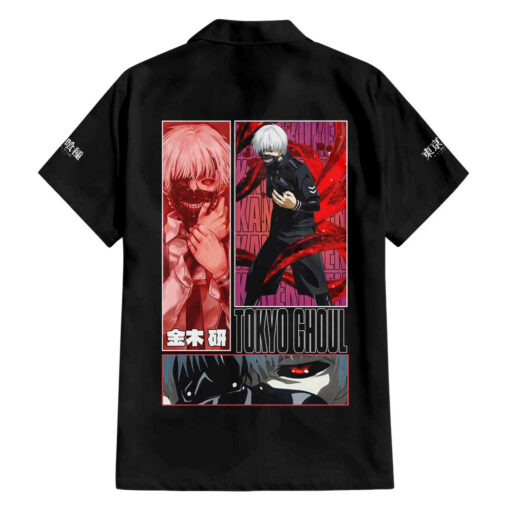 Chemise hawaïenne Kaneki Ken Tokyo Ghoul Anime – Image 2