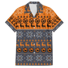 Chemise hawaïenne Karasuno Haikyuu Noël Mix Anime