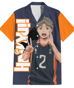 Chemise hawaïenne Koshi Sugawara Karasuno