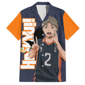 Chemise hawaïenne Koshi Sugawara Karasuno