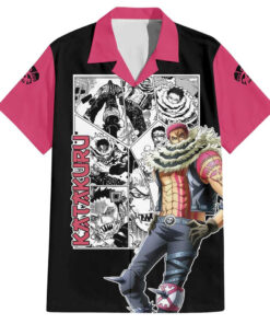 Chemise hawaïenne Katakuri One Piece Manga Mix Anime