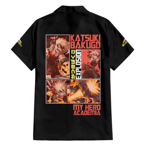 Chemise hawaïenne Katsuki Bakugo My Hero Academia Anime classique – Image 2