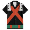 Chemise hawaïenne Katsuki Bakugo uniforme de héros Anime