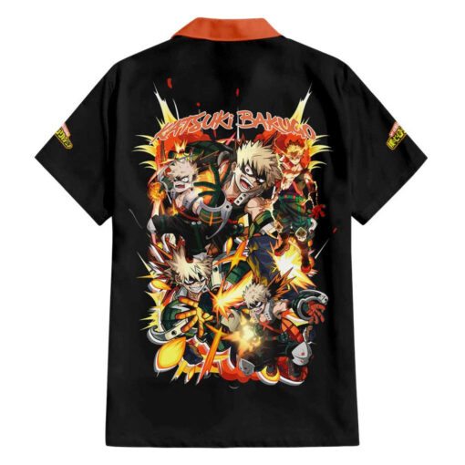 Chemise hawaïenne Katsuki Bakugo V2 My Hero Academia Anime – Image 2