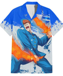 Chemise hawaïenne Kazuma Kuwabara Yu Yu Hakusho Anime