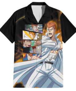 Chemise hawaïenne Kazuma Kuwabara YuYu Hakusho Anime
