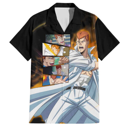 Chemise hawaïenne Kazuma Kuwabara YuYu Hakusho Anime