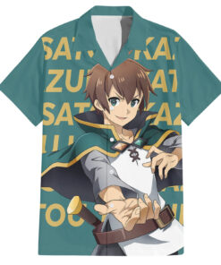 Chemise hawaïenne Kazuma Satou KonoSuba Anime