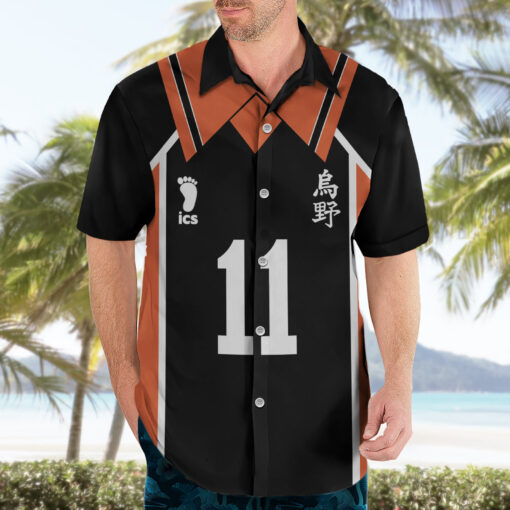 Chemise hawaïenne Kei Tsukishima Karasuno – Image 3