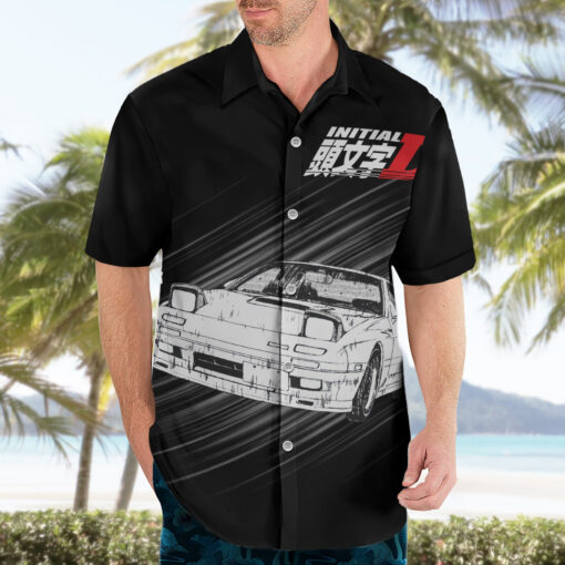 Chemise hawaïenne Keisuke Takahashi RX-7 Initial D Manga Mix – Image 3