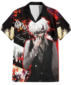 Chemise hawaïenne Ken Kaneki Tokyo Ghoul