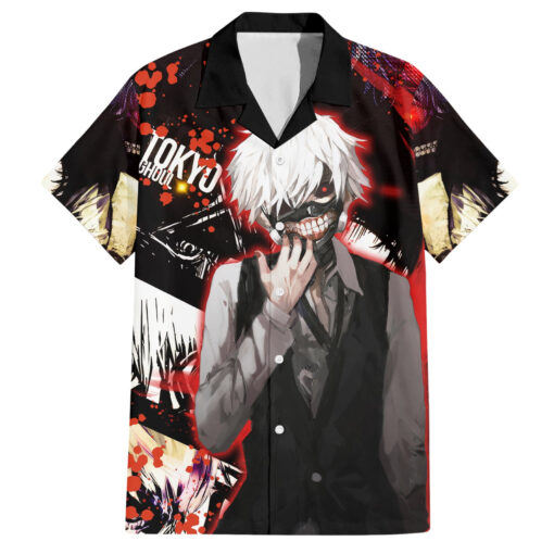 Chemise hawaïenne Ken Kaneki Tokyo Ghoul